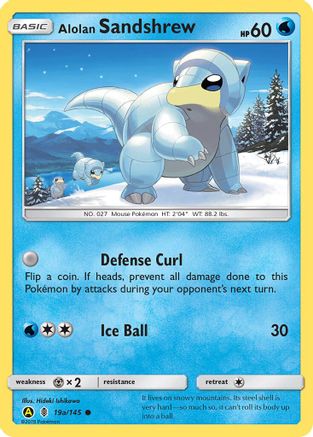Alolan Sandshrew (19a/145) - AAP  - Promo - Holofoil