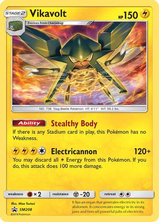 Vikavolt (SM208) - SP  - Promo - Holofoil