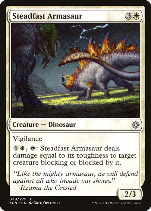 Steadfast Armasaur (XLN-039) - uncommon