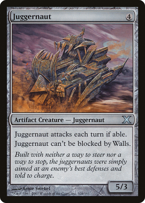 Juggernaut (10E-328) - uncommon - Foil