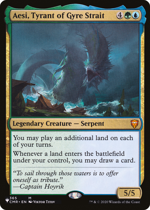 Aesi, Tyrant of Gyre Strait (LIST-CMR-365) - mythic