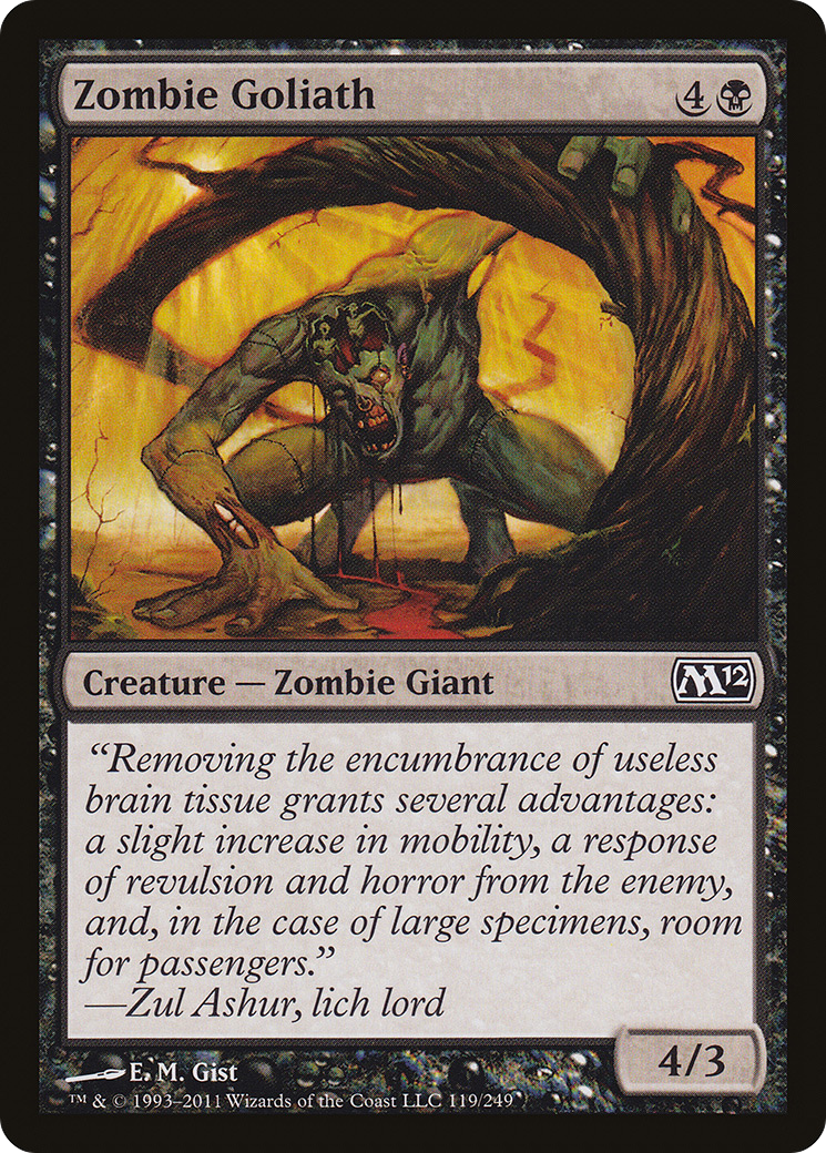 Zombie Goliath (M12-119) - common - Foil