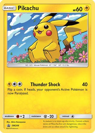 Pikachu (SM206) - SP  - Promo - Holofoil