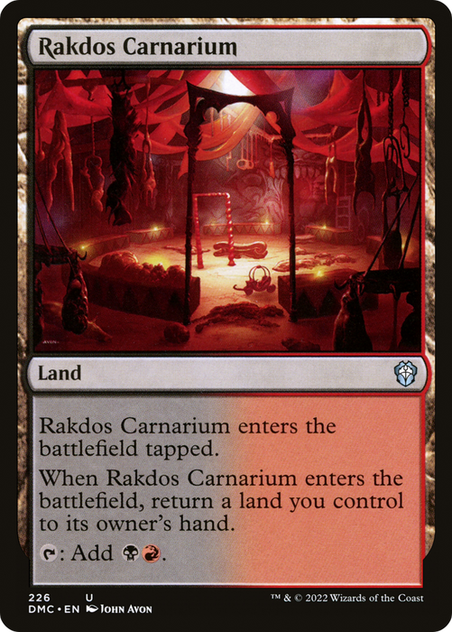 Rakdos Carnarium (DMC-226) - uncommon
