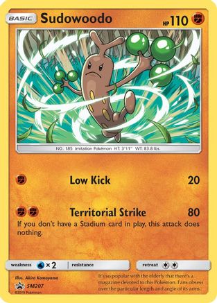 Sudowoodo (SM207) - SP  - Promo - Holofoil