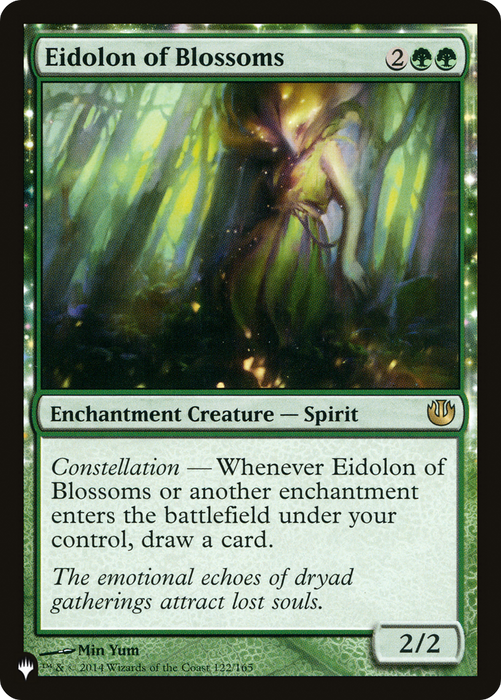 Eidolon of Blossoms (LIST-JOU-122) - rare: (enchantment)