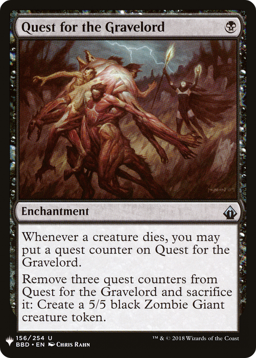 Quest for the Gravelord (LIST-BBD-156) - uncommon