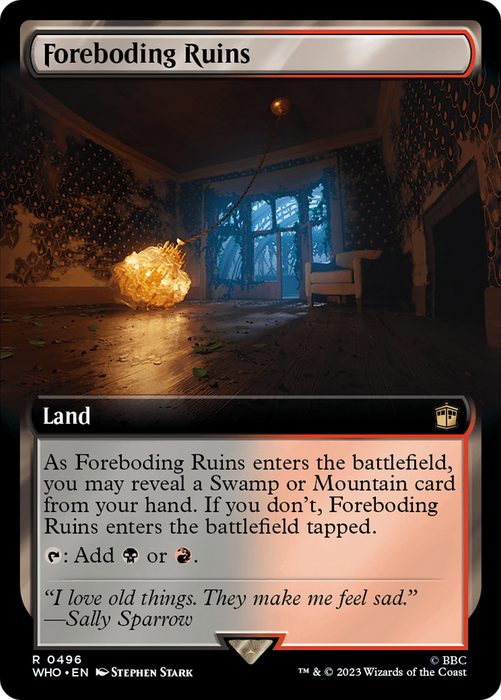 Foreboding Ruins (WHO-496) - rare: (Extended Art)