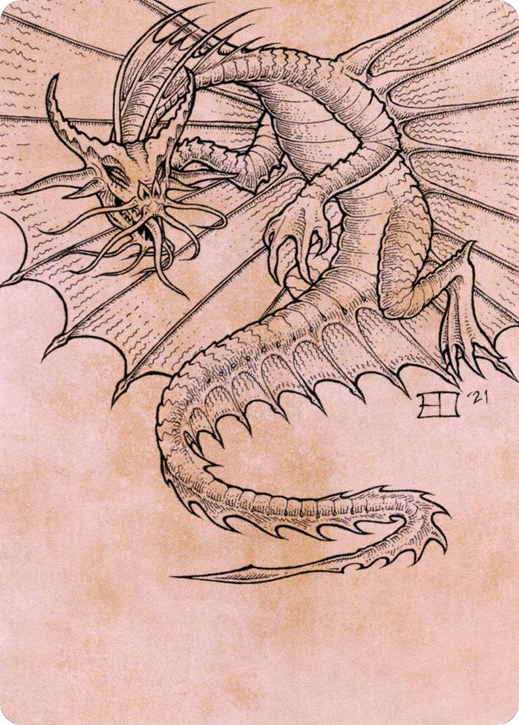 Ancient Gold Dragon // Ancient Gold Dragon (ACLB-044) - common (Borderless)