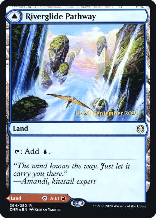 Riverglide Pathway // Lavaglide Pathway (PRE-264S) - rare - Foil