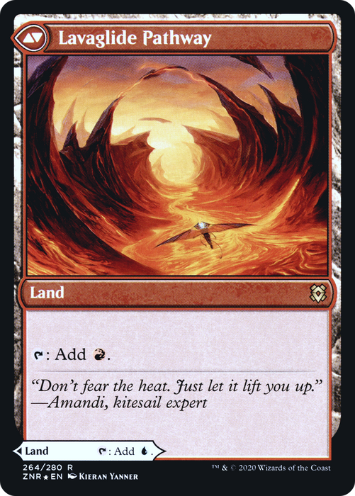 Riverglide Pathway // Lavaglide Pathway (PRE-264S) - rare - Foil