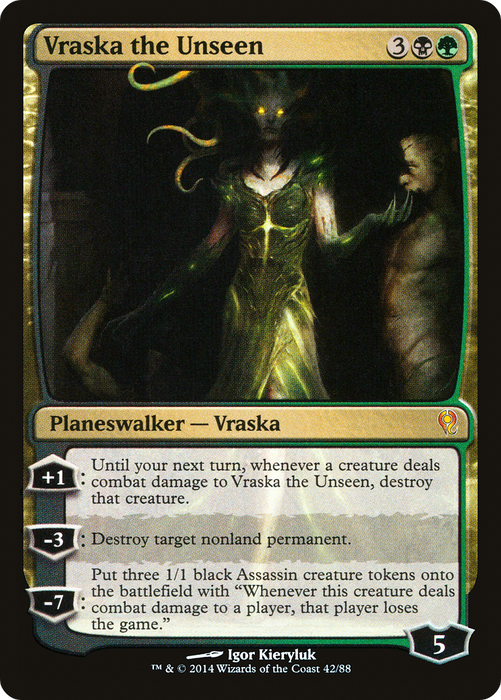 Vraska the Unseen (DDM-042) - mythic - Foil
