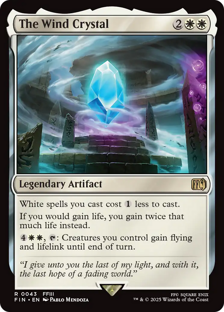 The Wind Crystal (FIN-043) - rare - Foil