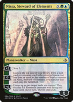 Nissa, Steward of Elements (MEDIA-204) - mythic - Foil