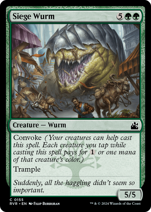 Siege Wurm (RVR-155) - common - Foil