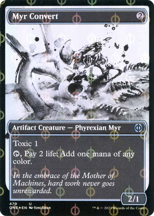 Myr Convert (ONE-479) - uncommon: (Showcase) - Foil