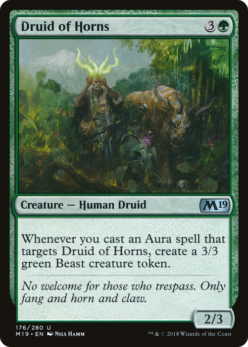 Druid of Horns (M19-176) - uncommon