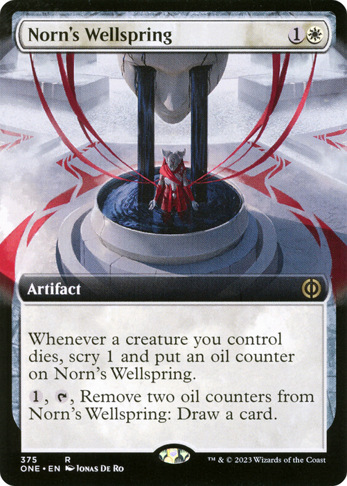 Norn's Wellspring (ONE-375) - rare: (Extended Art) - Foil