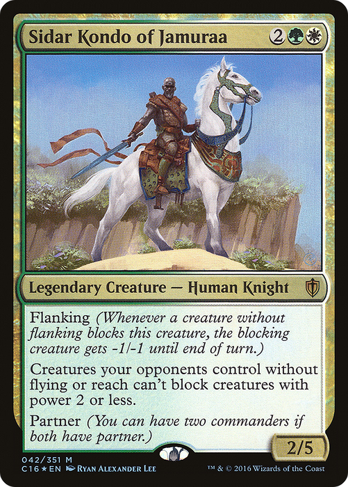 Sidar Kondo of Jamuraa (C16-042) - mythic - Foil