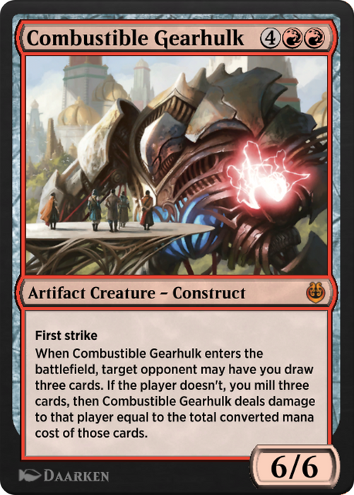 Combustible Gearhulk (KLR-120) - mythic