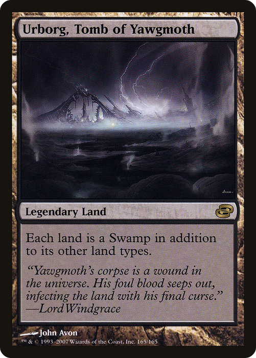 Urborg, Tomb of Yawgmoth (PLC-165) - rare