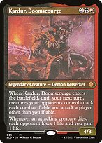 Kardur, Doomscourge (SCD-005) - mythic - Etched Foil
