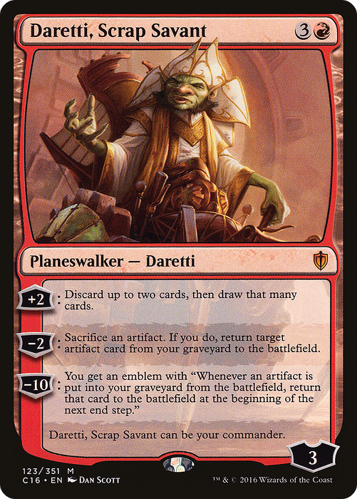 Daretti, Scrap Savant (C16-123) - mythic