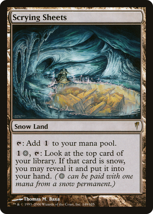 Scrying Sheets (CSP-149) - rare - Foil