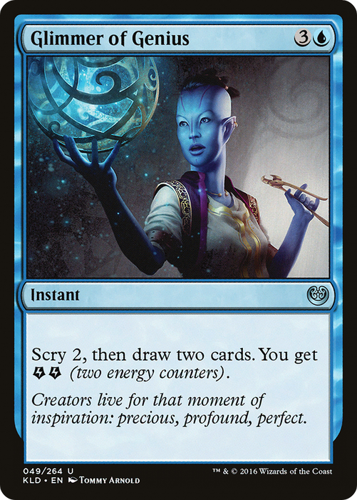 Glimmer of Genius (KLD-049) - uncommon - Foil