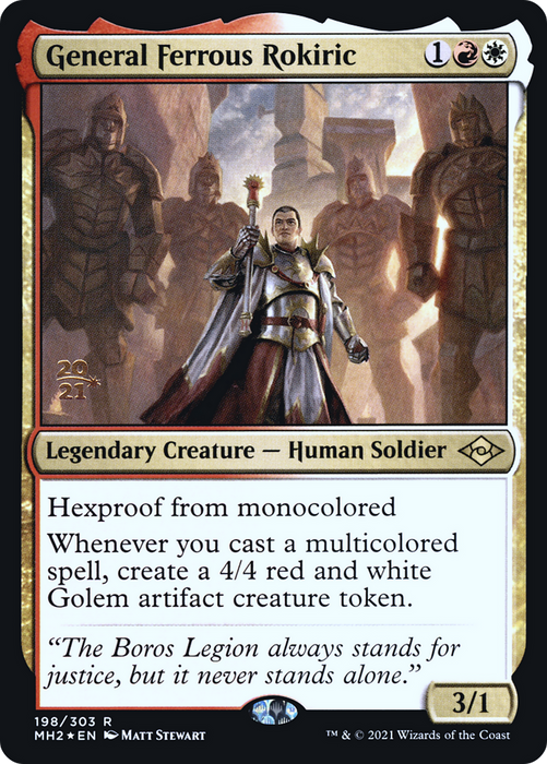 General Ferrous Rokiric (PRE-198S) - rare - Foil
