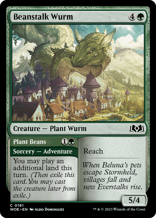 Beanstalk Wurm // Plant Beans (WOE-161) - common - Foil