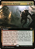 Dire-Strain Rampage (MID-370) - rare: (Extended Art) - Foil