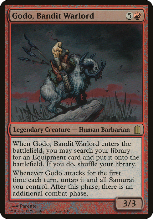 Godo, Bandit Warlord (OVER-004) - rare - Foil