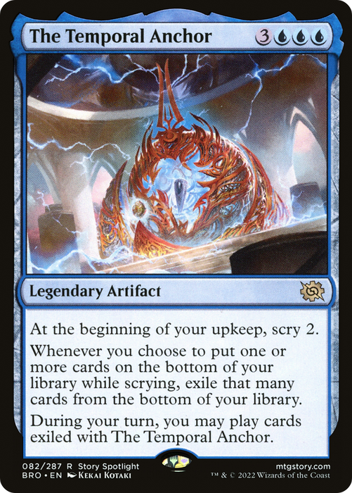 The Temporal Anchor (BRO-082) - rare - Foil