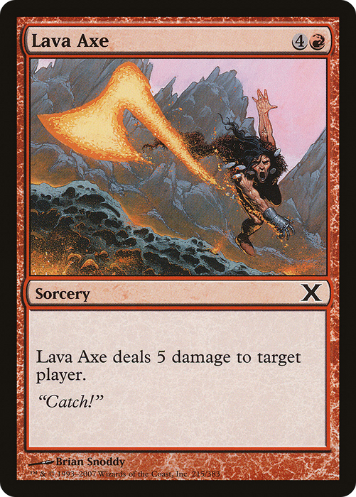 Lava Axe (10E-215) - common