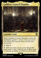 Gallifrey Council Chamber (WHO-793) - rare - Foil