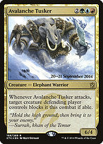 Avalanche Tusker (PRE-166S) - rare - Foil