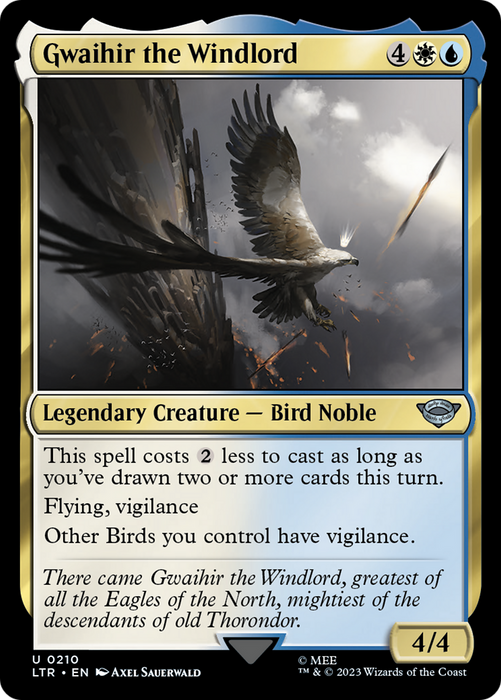 Gwaihir the Windlord (LTR-210) - uncommon - Foil