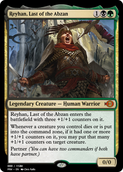 Reyhan, Last of the Abzan (PRM-86170) - mythic