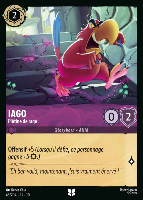 Iago - Piétine de rage (43/204) - LDLP - Inhabituelle - Cold Foil
