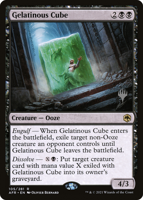 Gelatinous Cube (PPAFR-105P) - rare - Foil