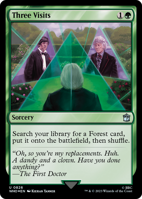 Three Visits (WHO-826) - uncommon - Foil