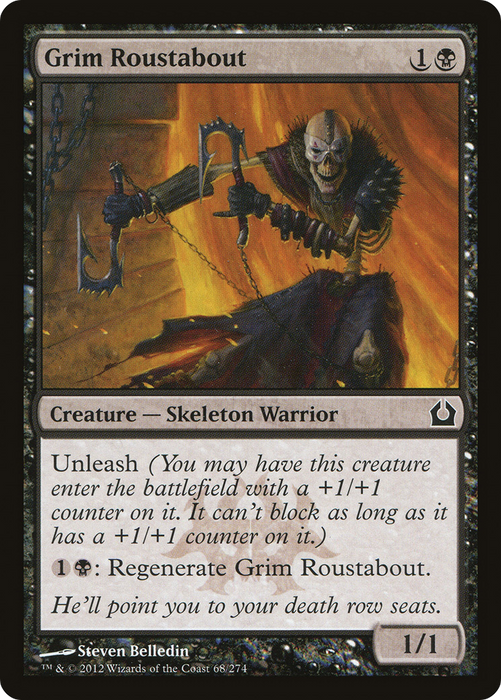 Grim Roustabout (RTR-068) - common - Foil