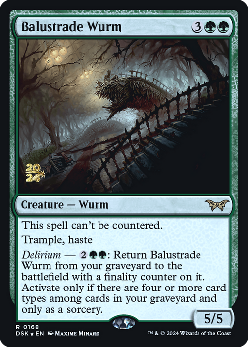 Balustrade Wurm (PRE-168S) - rare - Foil