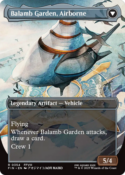 Balamb Garden, SeeD Academy (Borderless) (FIN-354) - rare (Borderless) - Foil