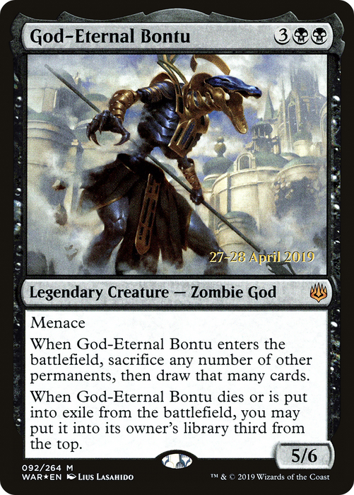 God-Eternal Bontu (PRE-92S) - mythic - Foil