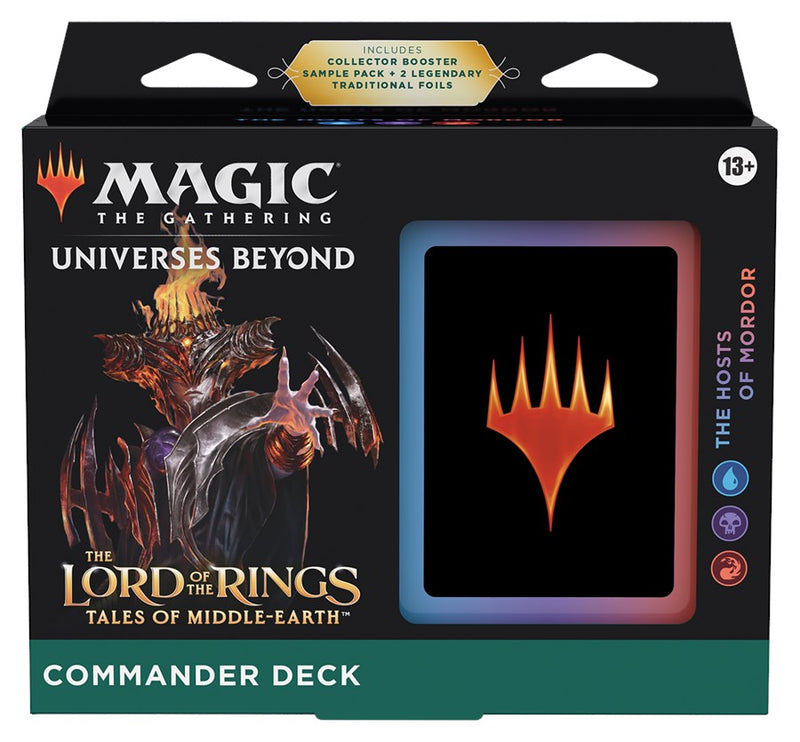 The Lord of the Rings: Tales of Middle-earth - Commander Deck (The Hosts of Mordor) (anglais)