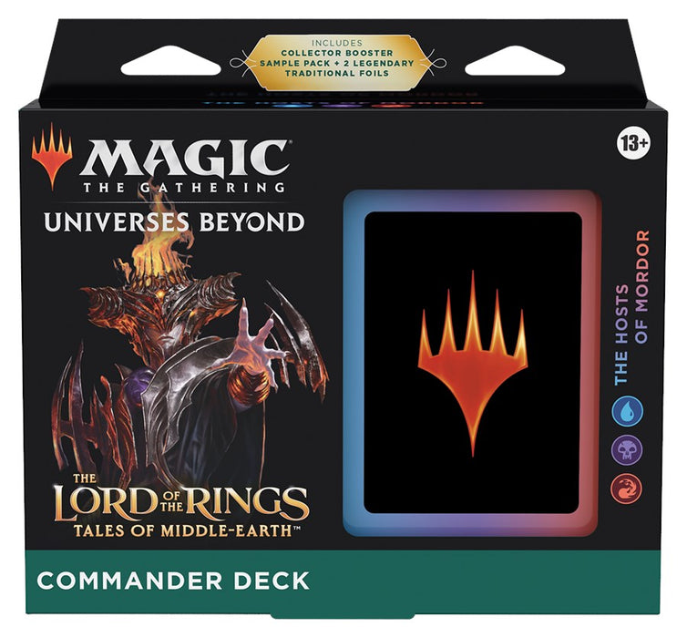The Lord of the Rings: Tales of Middle-earth - Commander Deck (The Hosts of Mordor) (anglais)