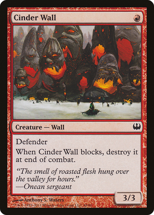 Cinder Wall (DDG-048) - common