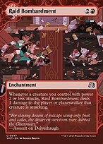 Raid Bombardment (WOT-047) - uncommon: (Showcase) (Borderless) - Foil